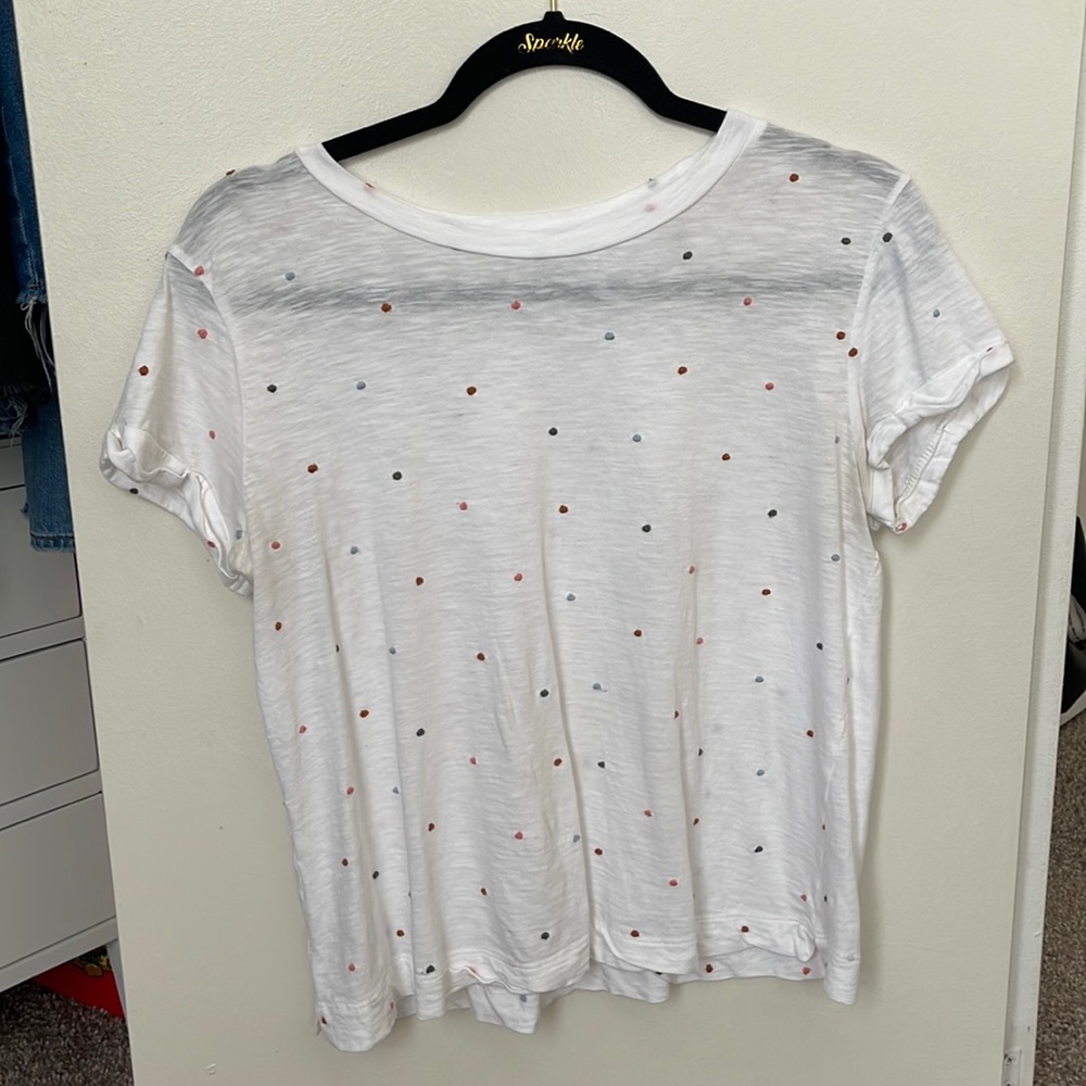 Loft Polka-Dot Tee